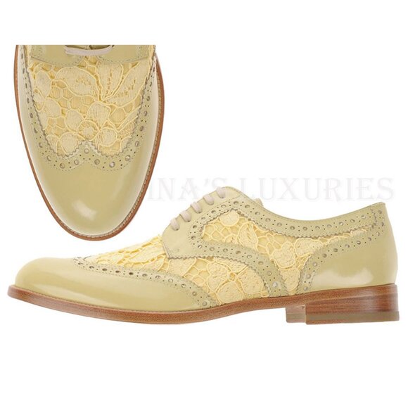 DOLCE & GABBANA SHOES LEATHER LACE BROGUES OXFORDS LOAFERS FRANCESINA 9.5 - Picture 1 of 12